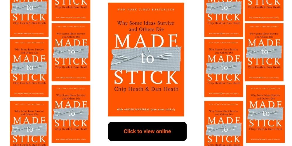 made to stick book summary - marketing lessons