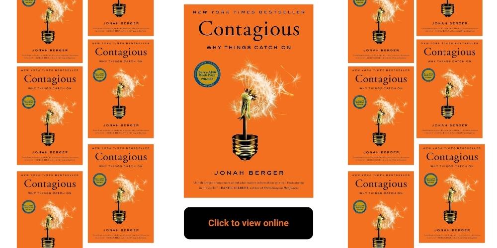 contagious why things catch on book summary - marketing lessons